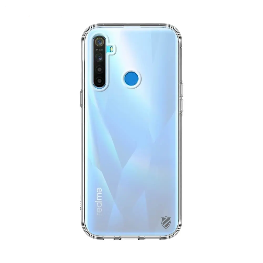 Coque Silicone PROTECT pour Realme 5 Transparent