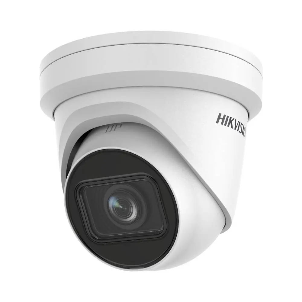Caméra de Surveillance IA Hikvision DS-2CD2H43G2-IZS Turret 4MP IR & AcuSense Blanc