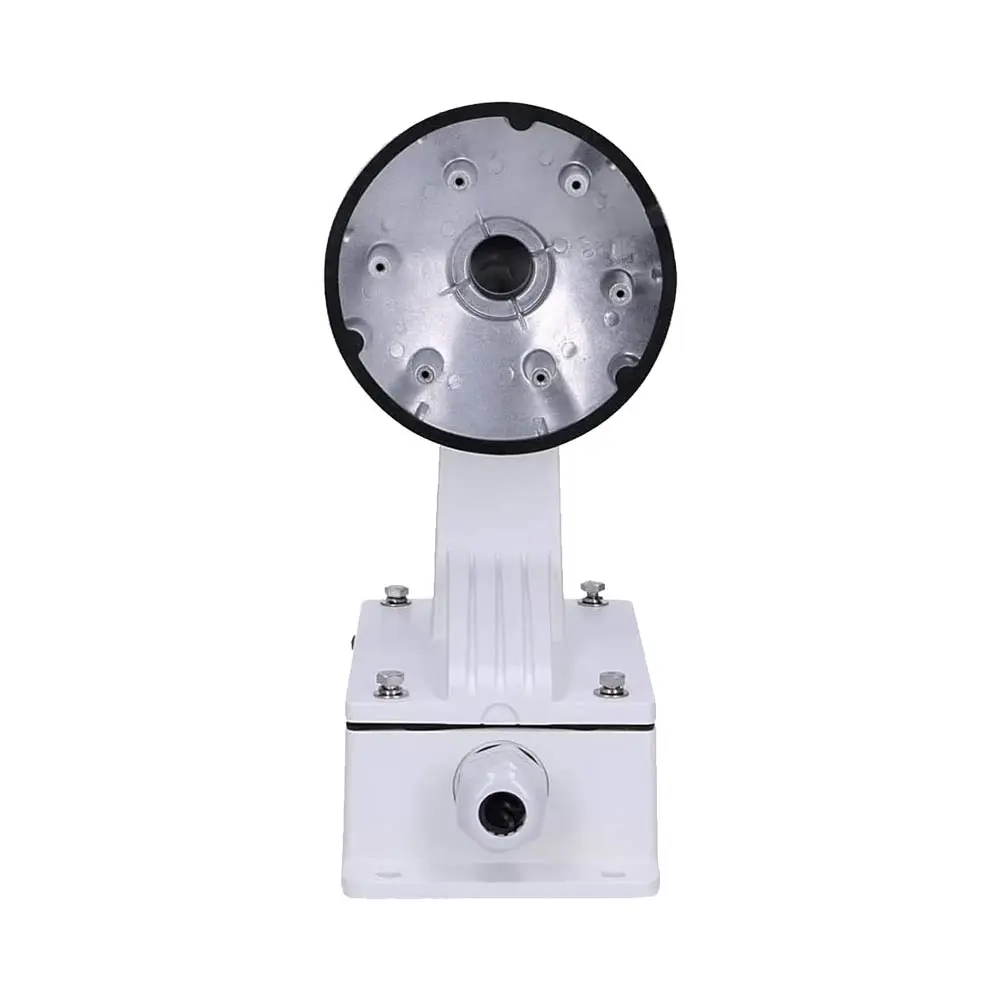 Support Mural pour Caméra de Surveillance Hikvision Dome DS-1273ZJ-140B avec Boite de Jonction Blanc