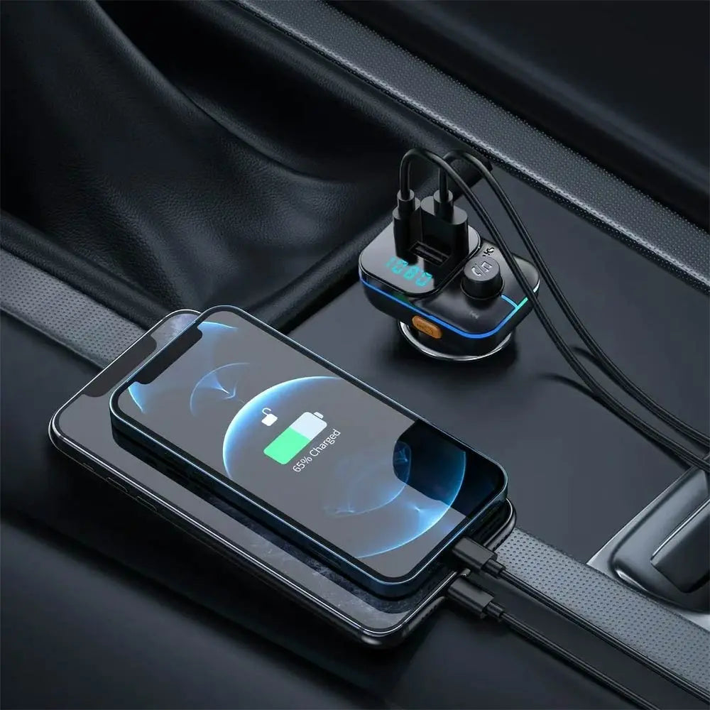 Transmetteur FM Bluetooth & Chargeur Voiture Yesido Y44 20W
