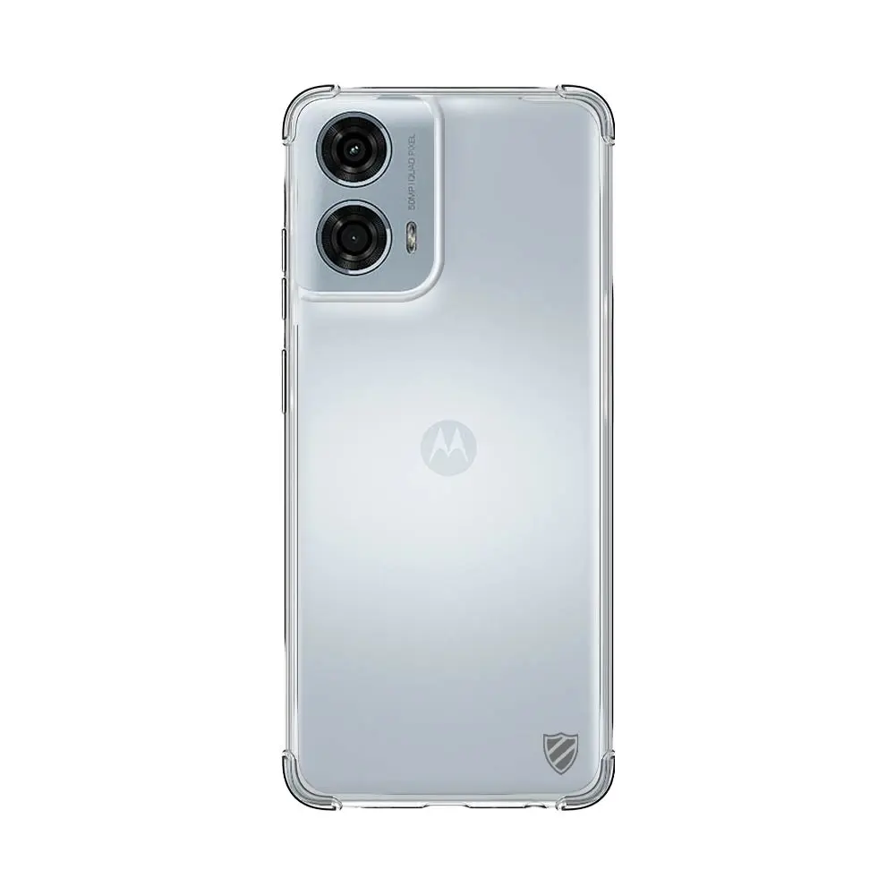 Coque Silicone Renforcée PROTECT pour Motorola Moto G04, Moto E14 & Moto G04s Transparent