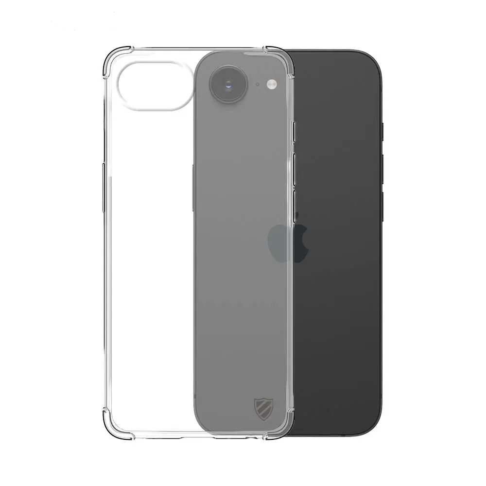 Coque Silicone Renforcée PROTECT pour Apple iPhone 16e & iPhone 17e Transparent