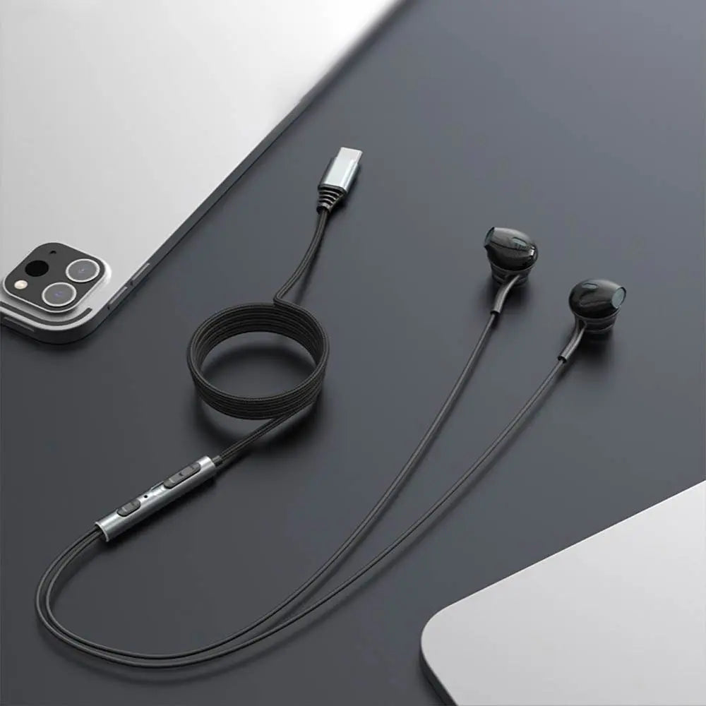Écouteurs Filaires USB-C Yesido YH41 Noir