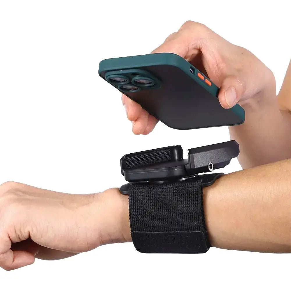 Support pour Smartphone Universel pour Poignet Rotatif 360° Noir