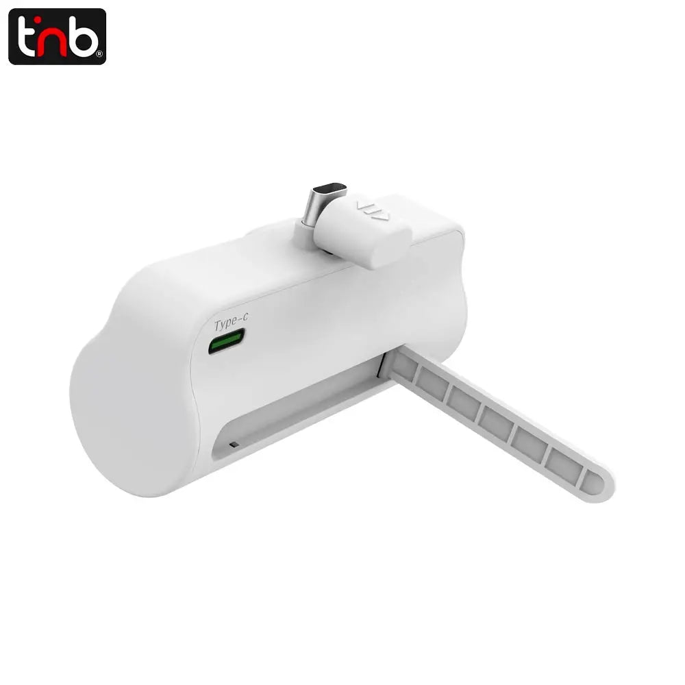 Batterie Externe Power Bank USB-C T'nb PBUNANO 5000mAh Blanc