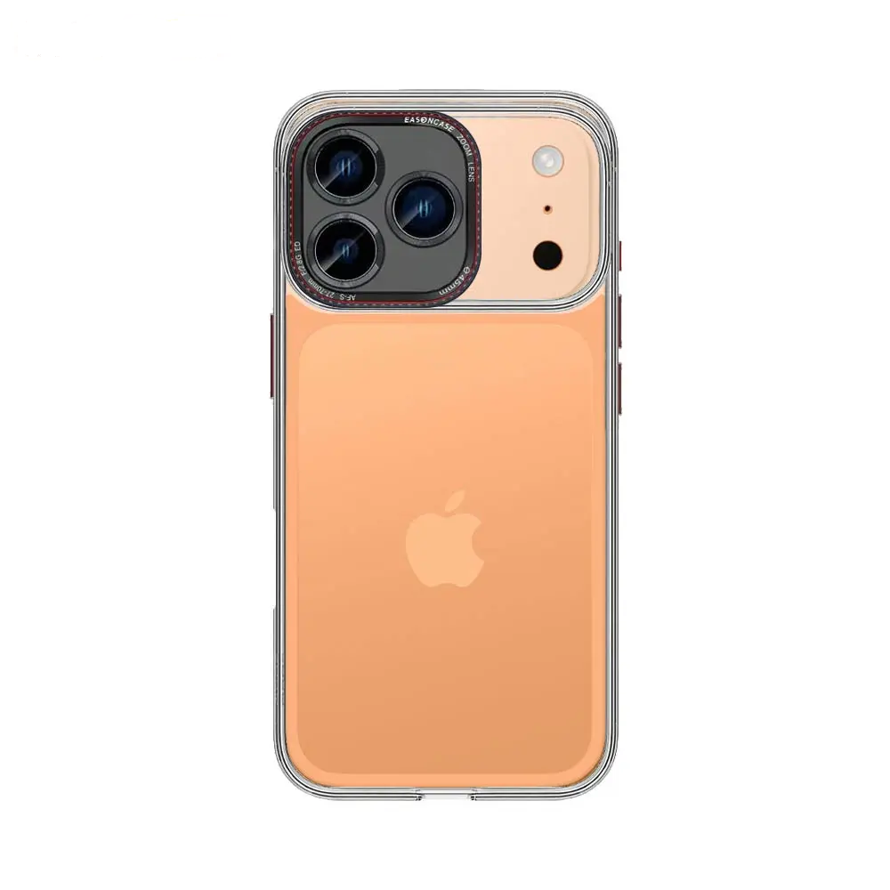 Coque de Protection Canon Lens JMGOKIT pour Apple iPhone 17 Pro Transparent