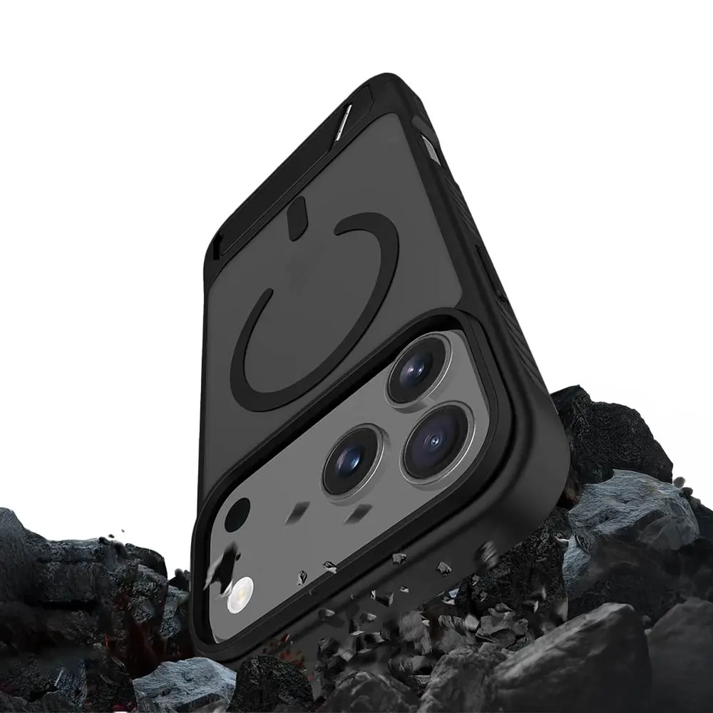 Coque de Protection MagSafe avec Support IF014 PROTECT pour Apple iPhone 17 Pro Max Noir