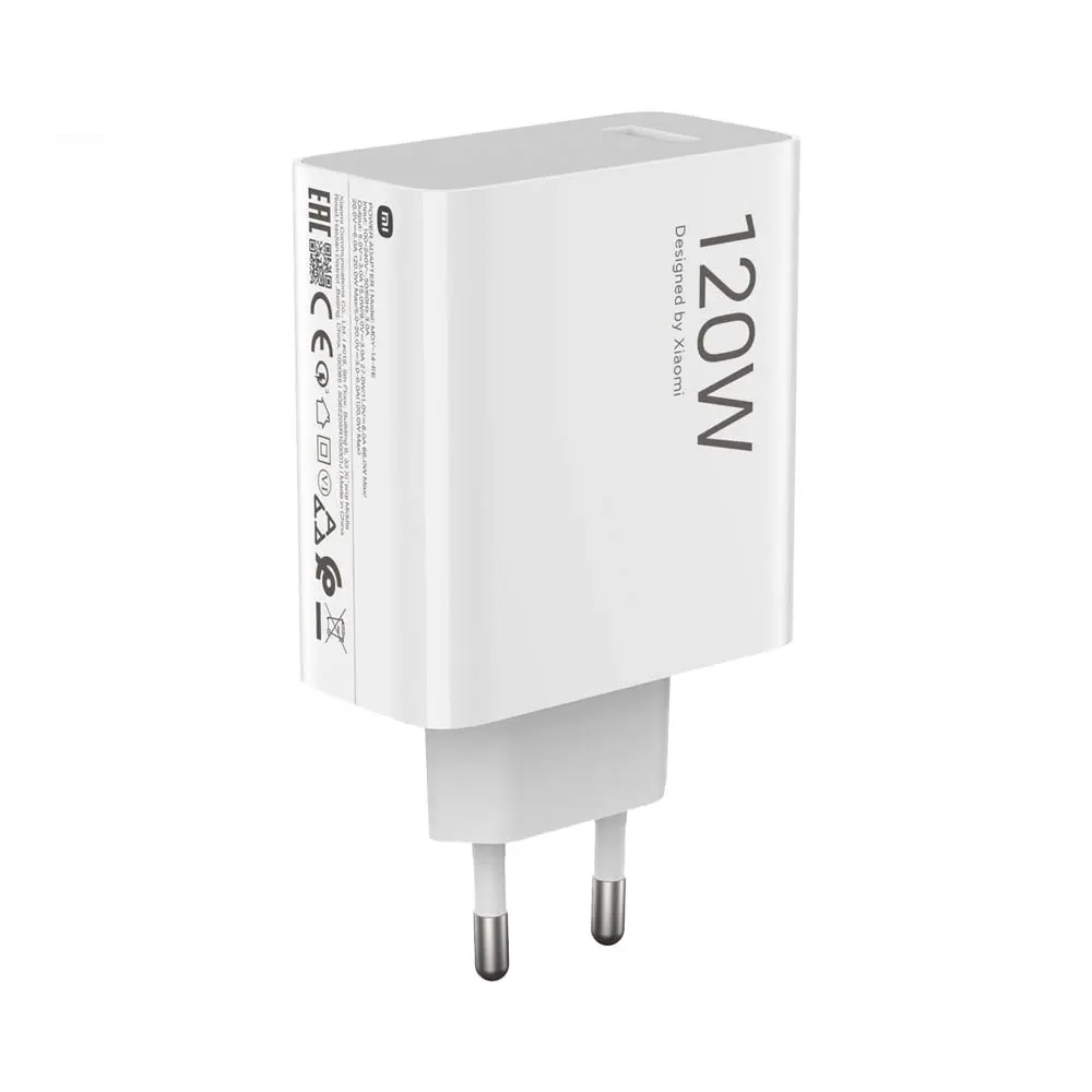 Chargeur Secteur USB Xiaomi avec Câble USB-C Hypercharge Combo 120W Blanc