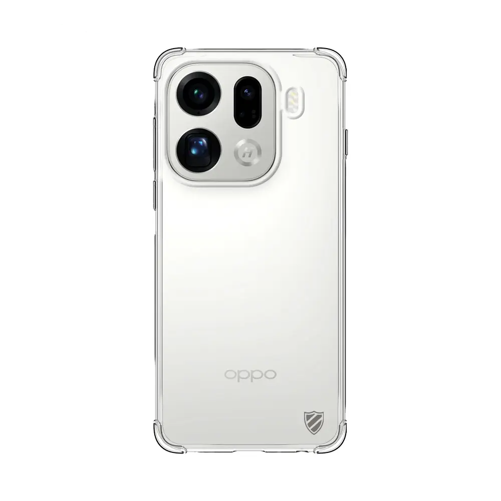 Coque Silicone Renforcée PROTECT pour OPPO Find X9 Pro Transparent
