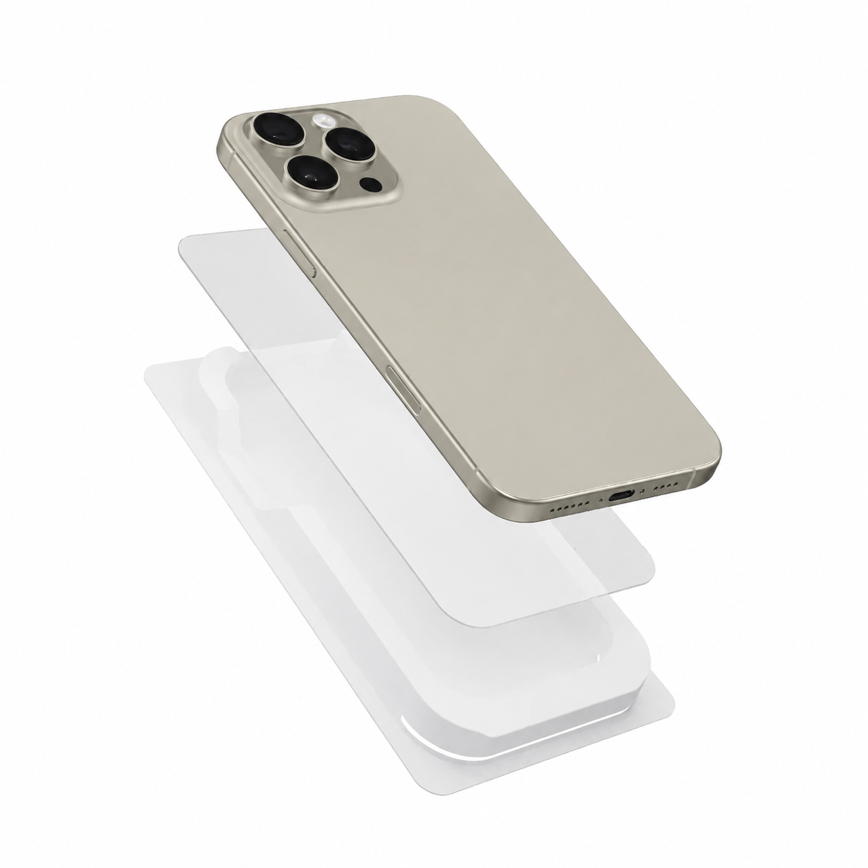 Verre Trempé (x2) avec Applicateur Installation Facile PROTECT pour Apple iPhone 15 & iPhone 16