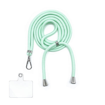 Cordon bandoulière en nylon 6 mm avec autocollants pour coque de téléphone