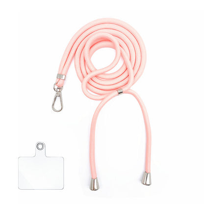 Cordon bandoulière en nylon 6 mm avec autocollants pour coque de téléphone