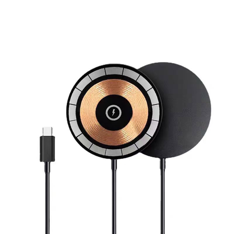 Chargeur sans fil magnétique 15W pour iPhone 17 Pro / Pro Max, compatible avec les modèles iPhone 12, 13, 14, 15, 16 et 17 Pro / Pro Max.