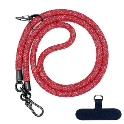 Cordon de téléphone en corde d’escalade 10 mm avec joint, bandoulière réglable pour téléphone portable et appareil photo, sangle anti-perte pour le cou