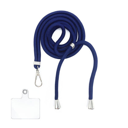 Cordon bandoulière en nylon 6 mm avec autocollants pour coque de téléphone