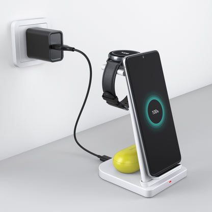Chargeur sans fil 3-en-1 pour téléphone et montre