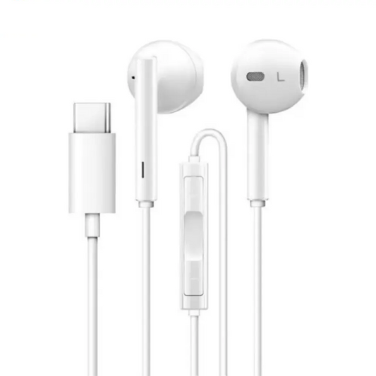 Écouteurs Filaires USB-C Huawei 22040296 CM33 Handsfree Bulk Blanc
