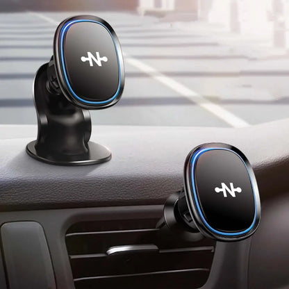 Support Smartphone Magnétique pour Voiture CONNECT MC-SV01 avec 2 Fixations Noir