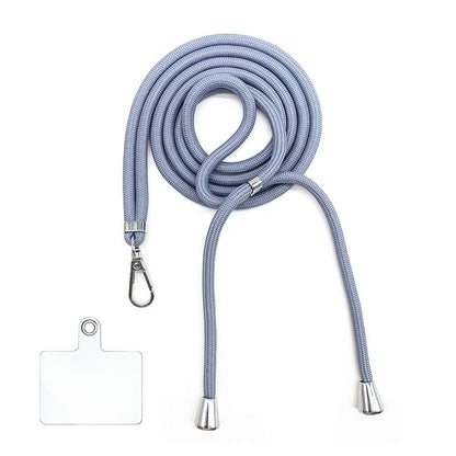 Cordon bandoulière en nylon 6 mm avec autocollants pour coque de téléphone