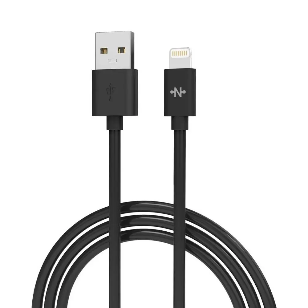 Câble Data USB vers Lightning CONNECT MC-CLN1 12W (1m) Noir
