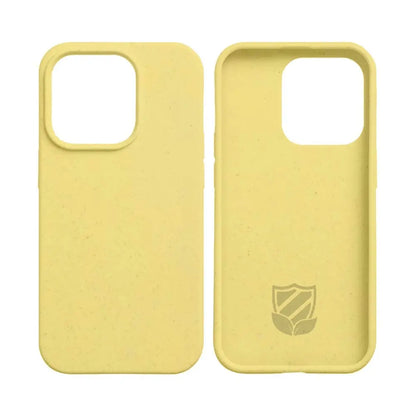 Coque Bambou Biodégradable PROTECT pour Apple iPhone 14 Pro Jaune