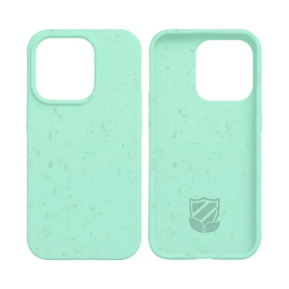 Coque Bambou Biodégradable PROTECT pour Apple iPhone 12 Pro Max Vert Menthe