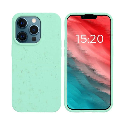 Coque Bambou Biodégradable PROTECT pour Apple iPhone 12 Pro Max Vert Menthe