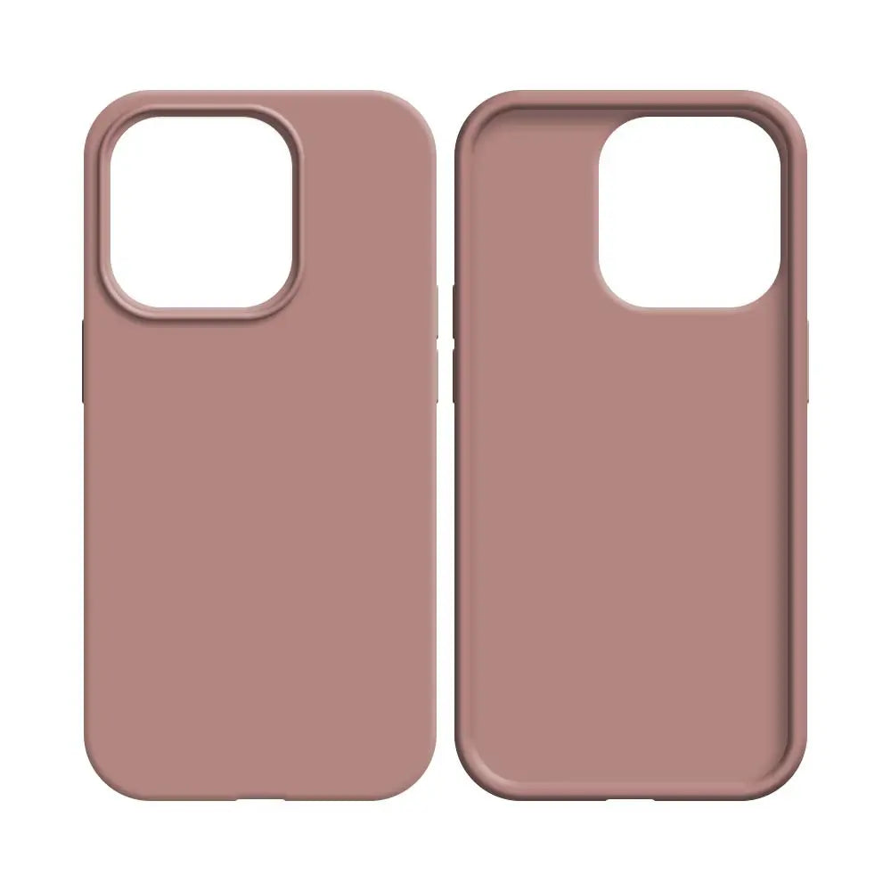 Coque Silicone Compatible pour Apple iPhone 14 Rose