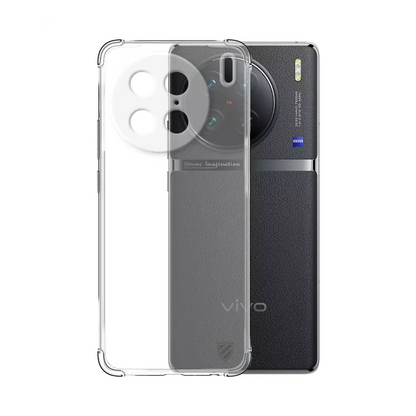 Coque Silicone Renforcée PROTECT pour Vivo X90 Pro Transparent