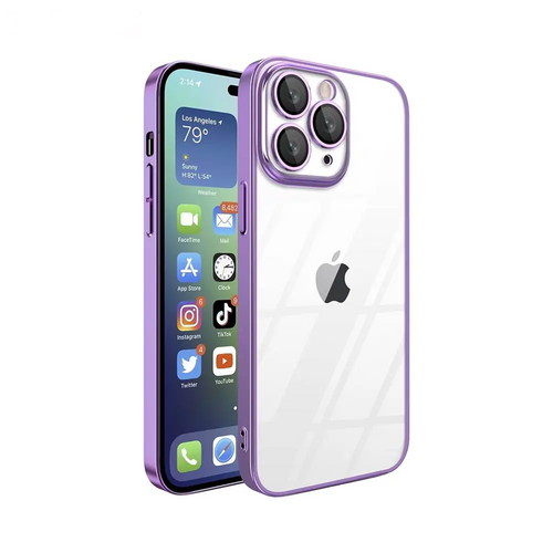 Coque de Protection Crystal Glass JMGOKIT pour Apple iPhone 11 Pro Max Violet