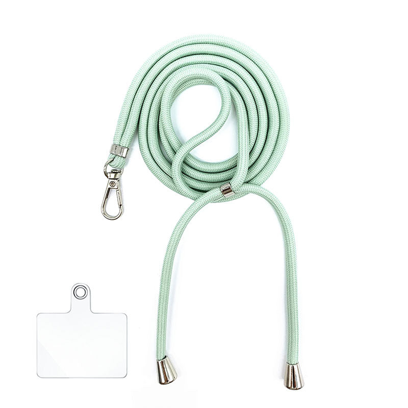 Cordon bandoulière en nylon 6 mm avec autocollants pour coque de téléphone