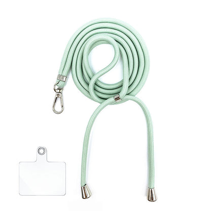 Cordon bandoulière en nylon 6 mm avec autocollants pour coque de téléphone