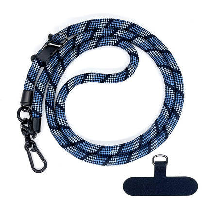 Cordon de téléphone en corde d’escalade 10 mm avec joint, bandoulière réglable pour téléphone portable et appareil photo, sangle anti-perte pour le cou