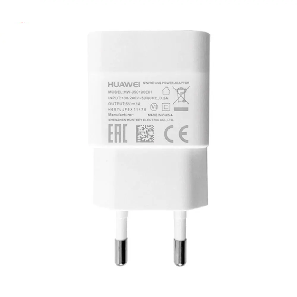 Chargeur Secteur USB Huawei 02221186 5W 1A HW-050100E01 Bulk Blanc