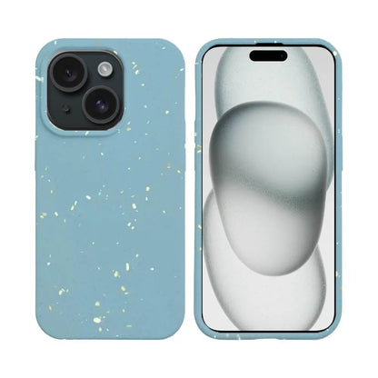 Coque Bambou Biodégradable PROTECT pour Apple iPhone 15 Plus Bleu