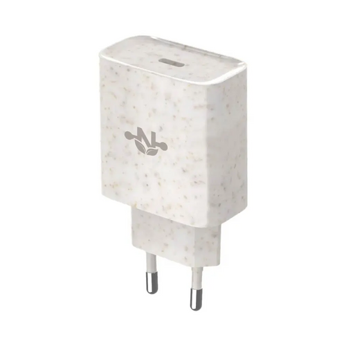 Chargeur Secteur USB-C CONNECT MC-C20WB Eco-Friendly 20W Beige