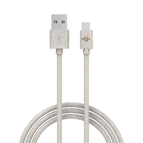 Câble Data USB vers USB-C CONNECT MC-CCB9 Eco-Friendly 15W (1m) Beige