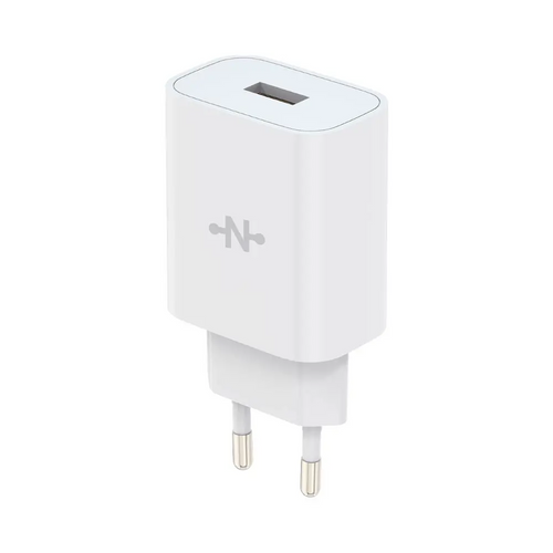 Chargeur Secteur USB CONNECT MC-CBA18W Charge Rapide 18W QC3.0 Blanc