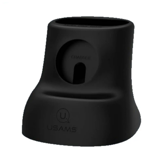 Support Silicone Usams US-ZJ051 pour Pad de Charge Apple Watch & AirPods Noir