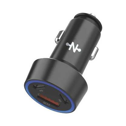 Chargeur Allume-Cigare CONNECT MC-CV58W01 58W (2x USB-C + USB) Noir
