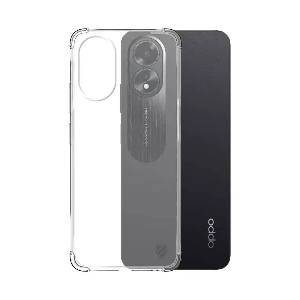 Coque Silicone Renforcée PROTECT pour OPPO A18 Transparent