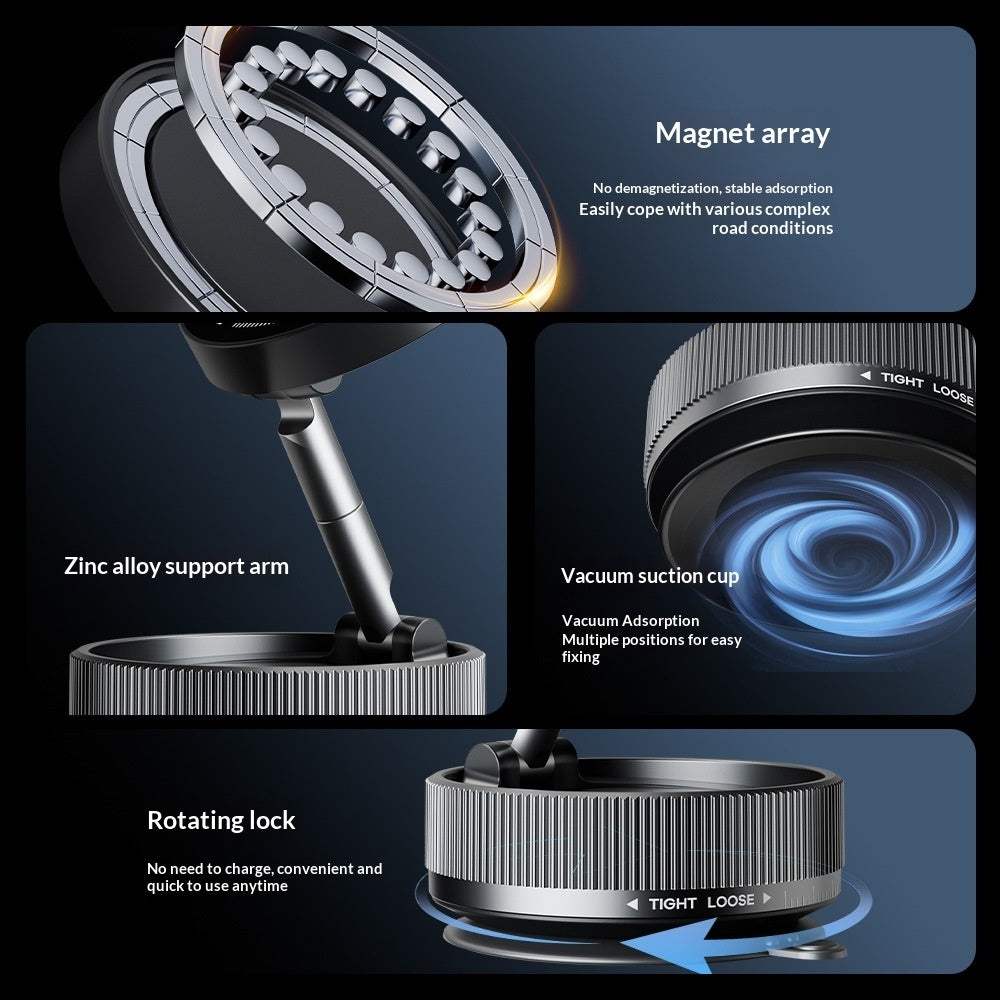 Support chargeur de téléphone magnétique de bureau et de voiture, pratique pour la navigation