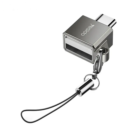 Adaptateur OTG USB Femelle vers USB-C Mâle Yesido GS08