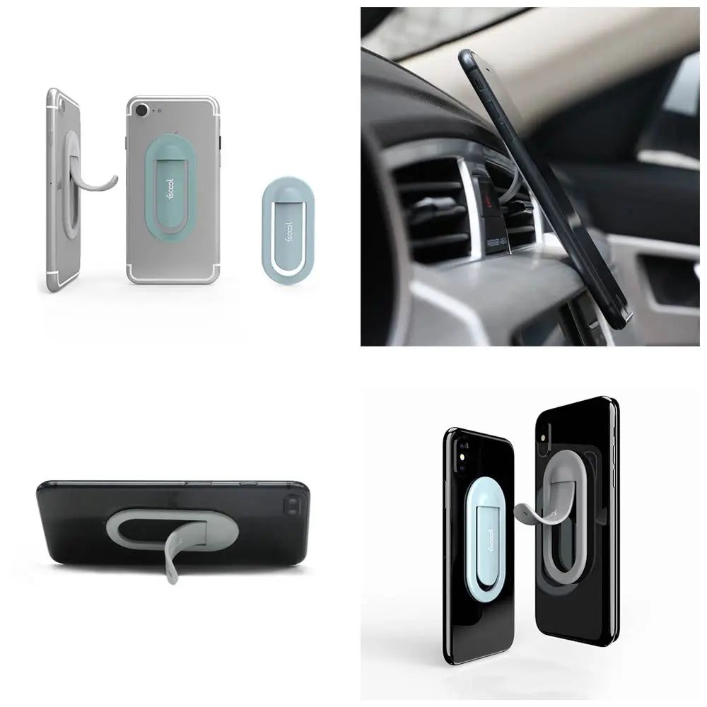 Support Smartphone Silicone fscool M1 Plus (Bureau et Voiture) Noir