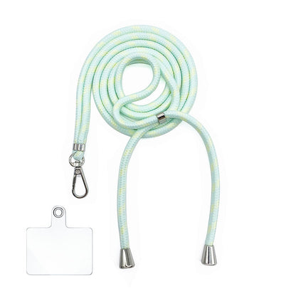 Cordon bandoulière en nylon 6 mm avec autocollants pour coque de téléphone