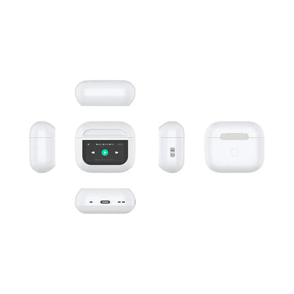 Écouteurs Bluetooth Apro-02 avec Écran Tactile (BT 5.3) Blanc
