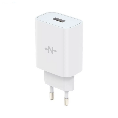 Pack Chargeur Secteur USB CONNECT MC-CBA18W Charge Rapide 18W QC3.0 Bulk x10 Blanc