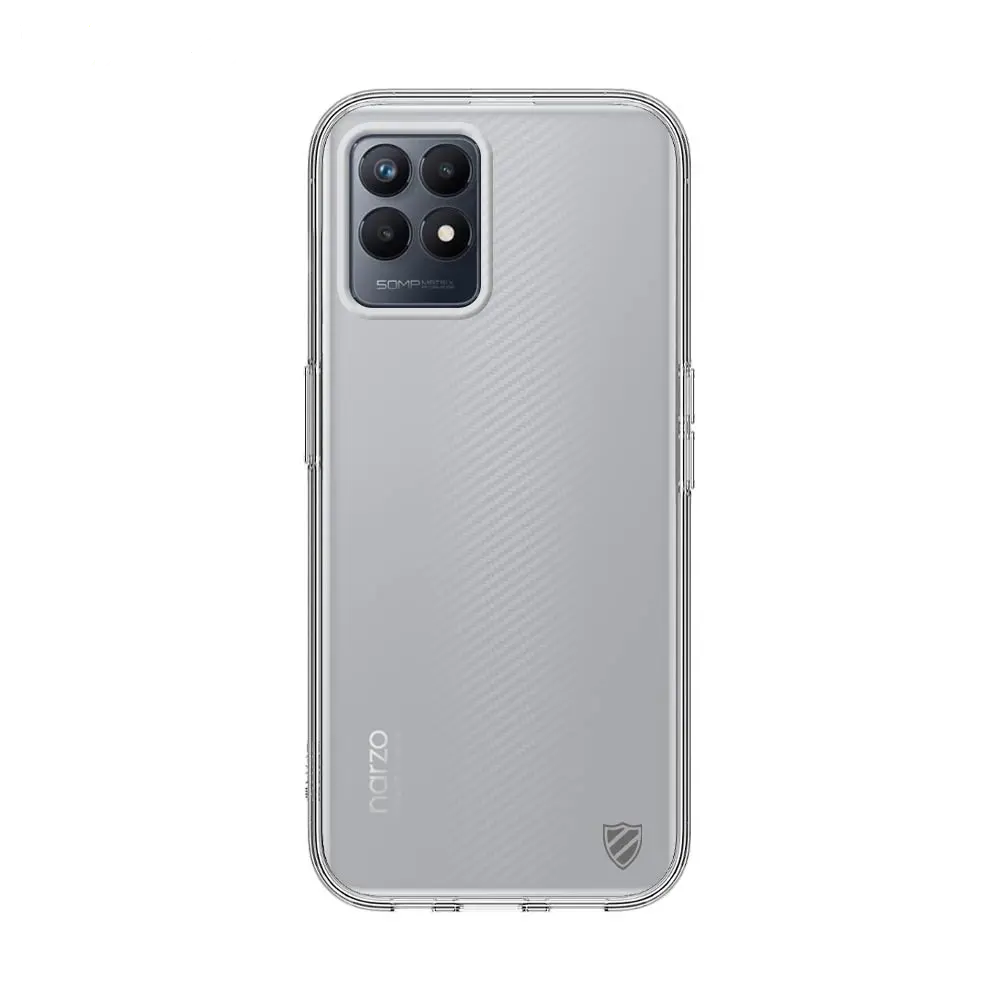 Coque Silicone PROTECT pour Realme Narzo 50 5G Transparent