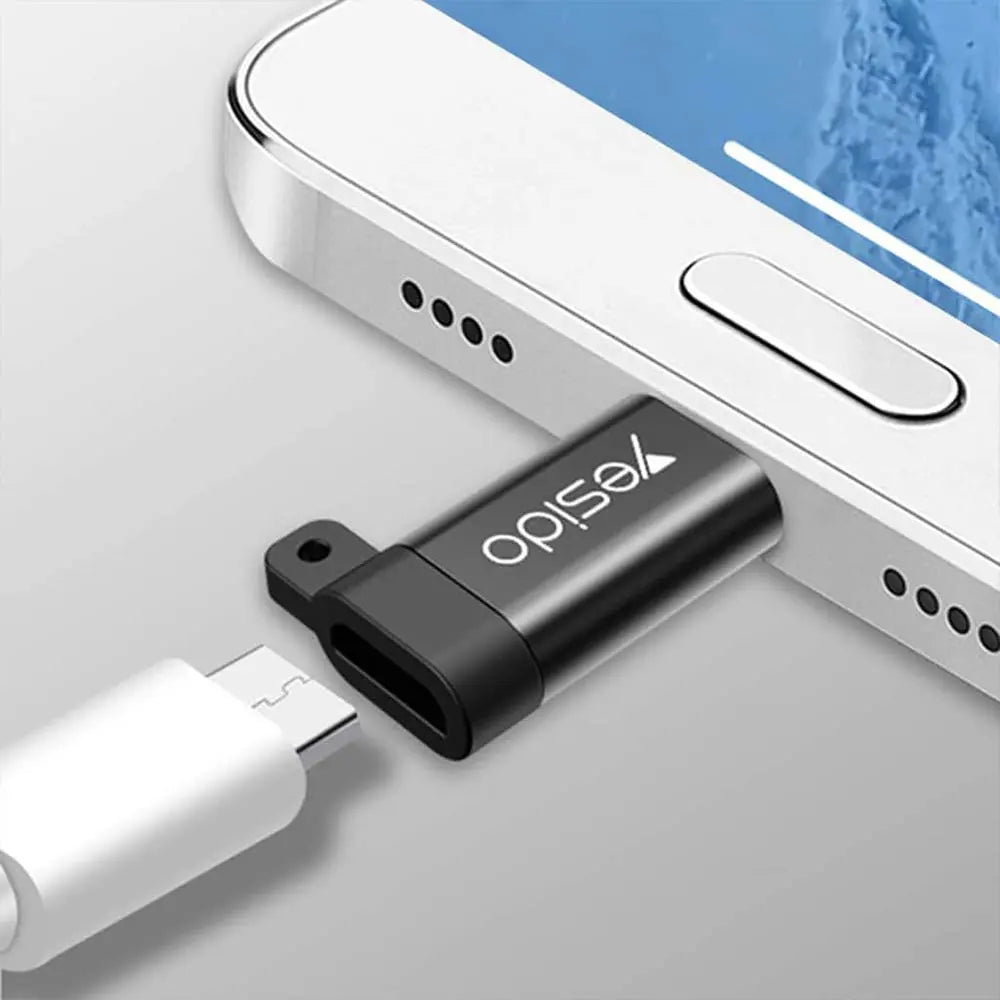 Adaptateur OTG Micro USB Femelle vers USB-C Mâle Yesido GS04