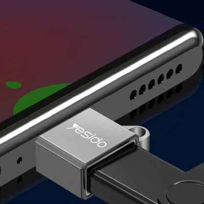 Adaptateur OTG USB Femelle vers USB-C Mâle Yesido GS08